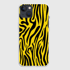 Чехол для iPhone 13 с принтом Тигровые полоски в Екатеринбурге,  |  | абстракция | зоопринт | орнамент | полоски | полосы | пчелиный | тигровый