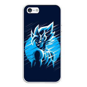 Чехол для iPhone 5/5S матовый с принтом Dragon Ball Z Art в Екатеринбурге, Силикон | Область печати: задняя сторона чехла, без боковых панелей | anime | dragon ball | аниме | анимэ | драгон бал | дрэгон бол | жемчуг дракона | сон гоку