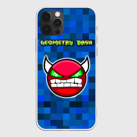 Чехол для iPhone 12 Pro Max с принтом Geometry Dash в Екатеринбурге, Силикон |  | devil | geometry dash | pixel | геометри дэш | геометрический рывок | геометрия даш | демон | игры | логотипы игр | пиксель | смайл | эмоции