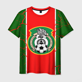 Мужская футболка 3D с принтом Сборная Мексики в Екатеринбурге, 100% полиэфир | прямой крой, круглый вырез горловины, длина до линии бедер | волейбол атакующий удар | голы | мексика | новости | сборная мексики | спорт | футбол | чемпионат мира | чм | южная корея