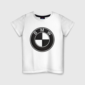 Детская футболка хлопок с принтом BMW LOGO CARBON в Екатеринбурге, 100% хлопок | круглый вырез горловины, полуприлегающий силуэт, длина до линии бедер | bmw | абстракция | авто | автомобиль | бмв | карбон | лого | логотип | машина | скорость