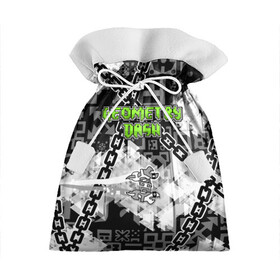 Подарочный 3D мешок с принтом Geometry Dash в Екатеринбурге, 100% полиэстер | Размер: 29*39 см | 2d | android | computer game | geometry dash | андроид | геометрия даш | игра | компьютерная