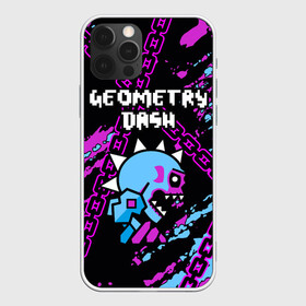 Чехол для iPhone 12 Pro с принтом Geometry Dash в Екатеринбурге, силикон | область печати: задняя сторона чехла, без боковых панелей | 2d | android | computer game | geometry dash | андроид | геометрия даш | игра | компьютерная