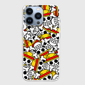 Чехол для iPhone 13 Pro с принтом ONE PIECE   ВАН ПИС   УЗОР в Екатеринбурге,  |  | anime | one piece | pattern. | skull | аниме | ван пис | манга | мультфильм | скелет | узор | череп | японская анимация