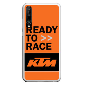 Чехол для Honor P30 с принтом KTM | READY TO RACE (Z) в Екатеринбурге, Силикон | Область печати: задняя сторона чехла, без боковых панелей | enduro | ktm | moto | moto sport | motocycle | sportmotorcycle | ктм | мото | мото спорт | мотоспорт | спорт мото