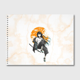 Альбом для рисования с принтом Муичиро Токито Kimetsu no Yaiba в Екатеринбурге, 100% бумага
 | матовая бумага, плотность 200 мг. | demon slayer | kamado | kimetsu no yaiba | nezuko | tanjiro | аниме | гию томиока | зеницу агацума | иноске хашибира | камадо | клинок | корзинная девочка | манга | музан кибуцуджи | незуко | рассекающий демонов | танджиро