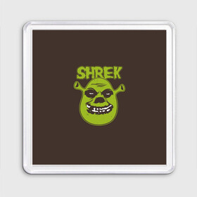 Магнит 55*55 с принтом Shrek. True Ogre в Екатеринбурге, Пластик | Размер: 65*65 мм; Размер печати: 55*55 мм | charming | donkey | fiona | forever | gonna | is | me | once | pinocchio | roll | shrek | somebody | the | told | world | артур | в | гарольд | дракон | кот | лорд | мерлин | навсегда | огр | осел | пиноккио | пряник | сапогах | фаркуад | фиона