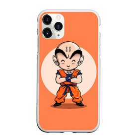 Чехол для iPhone 11 Pro матовый с принтом Куририн в Екатеринбурге, Силикон |  | anime | dragon ball | аниме | анимэ | драгон бал | дрэгон бол | жемчуг дракона