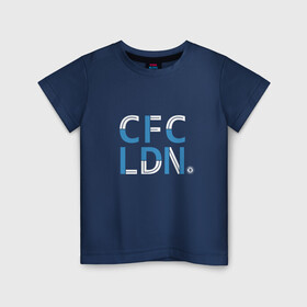 Детская футболка хлопок с принтом FC Chelsea | CFC London (2021/22) в Екатеринбурге, 100% хлопок | круглый вырез горловины, полуприлегающий силуэт, длина до линии бедер | 0x000000123 | chelsea | stamford bridge | вернер | канте | стамфорд бридж | челси