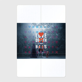 Магнитный плакат 2Х3 с принтом Любовь смерть и роботы в Екатеринбурге, Полимерный материал с магнитным слоем | 6 деталей размером 9*9 см | Тематика изображения на принте: love | lovedeathandrobots | loverobot | robot