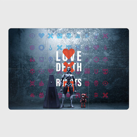 Магнитный плакат 3Х2 с принтом Любовь смерть и роботы в Екатеринбурге, Полимерный материал с магнитным слоем | 6 деталей размером 9*9 см | love | lovedeathandrobots | loverobot | robot