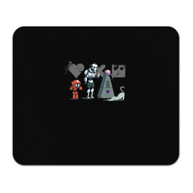Коврик для мышки прямоугольный с принтом Любовь, Смерть & Роботы в Екатеринбурге, натуральный каучук | размер 230 х 185 мм; запечатка лицевой стороны | cat | cats | death | logo | love | netflix | robots | анимация | кино | кот | кошка | лого | любовь | нетфликс | роботы | сериал