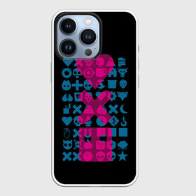 Чехол для iPhone 13 Pro с принтом Любовь. Смерть. Роботы в Екатеринбурге,  |  | Тематика изображения на принте: death | heart | ldr | logo | love | netflix | robots | smile | анимация | кино | лого | лср | любовь | нетфликс | роботы | сердце | сериал | смайл | смайлик