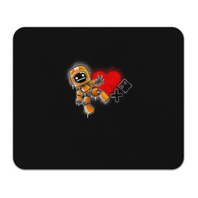 Коврик для мышки прямоугольный с принтом K-VRC | Love Death and Robots в Екатеринбурге, натуральный каучук | размер 230 х 185 мм; запечатка лицевой стороны | Тематика изображения на принте: death | heart | hearts | k vrc | ldr | logo | love | netflix | robots | smile | анимация | кино | лого | лср | любовь | нетфликс | роботы | сердце | сериал | смайл | смайлик