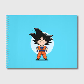 Альбом для рисования с принтом Sweet Goku в Екатеринбурге, 100% бумага
 | матовая бумага, плотность 200 мг. | Тематика изображения на принте: anime | dragon ball | аниме | анимэ | драгон бал | дрэгон бол | жемчуг дракона