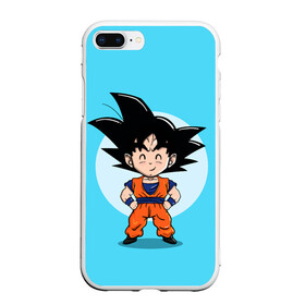 Чехол для iPhone 7Plus/8 Plus матовый с принтом Sweet Goku в Екатеринбурге, Силикон | Область печати: задняя сторона чехла, без боковых панелей | Тематика изображения на принте: anime | dragon ball | аниме | анимэ | драгон бал | дрэгон бол | жемчуг дракона