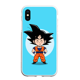 Чехол для iPhone XS Max матовый с принтом Sweet Goku в Екатеринбурге, Силикон | Область печати: задняя сторона чехла, без боковых панелей | Тематика изображения на принте: anime | dragon ball | аниме | анимэ | драгон бал | дрэгон бол | жемчуг дракона