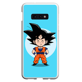 Чехол для Samsung S10E с принтом Sweet Goku в Екатеринбурге, Силикон | Область печати: задняя сторона чехла, без боковых панелей | anime | dragon ball | аниме | анимэ | драгон бал | дрэгон бол | жемчуг дракона