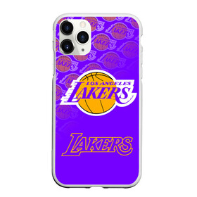 Чехол для iPhone 11 Pro матовый с принтом LOS ANGELES LAKERS / ЛЕЙКЕРС в Екатеринбурге, Силикон |  | 24 lakers | kobe bryant | lakers | los angeles lakers | баскетбол. | коби брайант | лос анджелес лейкерс | лосанджелес лейкерс