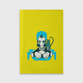 Обложка для паспорта матовая кожа с принтом Любовь, смерть и роботы в Екатеринбурге, натуральная матовая кожа | размер 19,3 х 13,7 см; прозрачные пластиковые крепления | netflix | любовь | роботы | сериал