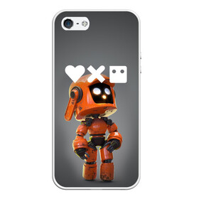 Чехол для iPhone 5/5S матовый с принтом Love, Death and Robots | K-VRC (Z) в Екатеринбурге, Силикон | Область печати: задняя сторона чехла, без боковых панелей | death | k vrc | love | love death robots | netflix | robots | vedeathrobots | xbot 4000 | врц | любовь | нетфликс | роботы | сериал | сериалы