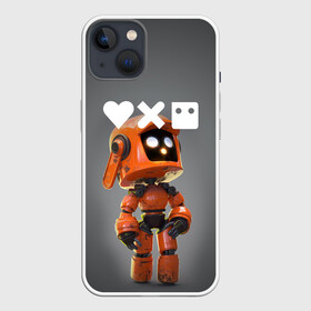 Чехол для iPhone 13 с принтом Love, Death and Robots | K VRC (Z) в Екатеринбурге,  |  | Тематика изображения на принте: death | k vrc | love | love death robots | netflix | robots | vedeathrobots | xbot 4000 | врц | любовь | нетфликс | роботы | сериал | сериалы