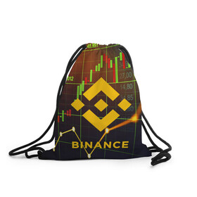 Рюкзак-мешок 3D с принтом BINANCE / БИНАНС / БАНАН в Екатеринбурге, 100% полиэстер | плотность ткани — 200 г/м2, размер — 35 х 45 см; лямки — толстые шнурки, застежка на шнуровке, без карманов и подкладки | binance | binance com | bitcoin | bittrex com | btc | exmo me | hodl. | trading | банан биржа | бинанс | биткоин | криптовалюта биржа | криптотрейдер | криптотрейдинг | трейдинг