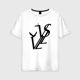 Женская футболка хлопок Oversize с принтом SODA LUV в Екатеринбурге, 100% хлопок | свободный крой, круглый ворот, спущенный рукав, длина до линии бедер
 | luv | mayot | melon | music | og buda | seemee | soda | sodaluv | бигасс | коми | лав | лого | логотип | лув | мелон | сода