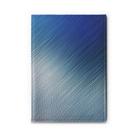 Обложка для автодокументов с принтом Текстура. Оттенки льда в Екатеринбурге, натуральная кожа |  размер 19,9*13 см; внутри 4 больших “конверта” для документов и один маленький отдел — туда идеально встанут права | background | blue | dark | gradient | ice | lines | paints | ripples | spot | spots | stripes | texture | waves | white | белый | волны | градиент | лед | линии | полосы | пятна | пятно | рябь | светлый | синий | текстура | темная | тьма | фон