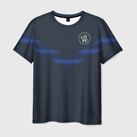Мужская футболка 3D с принтом FC Chelsea | Retro #2 (2021/22) в Екатеринбурге, 100% полиэфир | прямой крой, круглый вырез горловины, длина до линии бедер | 0x000000123 | chelsea | stamford bridge | вернер | канте | стамфорд бридж | челси