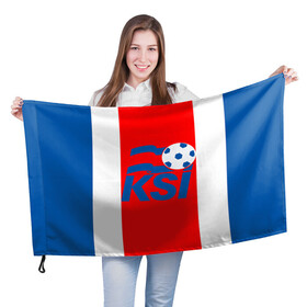Флаг 3D с принтом Сборная Исландии в Екатеринбурге, 100% полиэстер | плотность ткани — 95 г/м2, размер — 67 х 109 см. Принт наносится с одной стороны | англия | видео | исландия | новости | последние новости | россия | сборная | сборная исландии | спорт | франция | футбол | чемпионат европы
