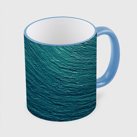 Кружка с принтом Endless Sea в Екатеринбурге, керамика | ёмкость 330 мл | Тематика изображения на принте: background | blue | dark | gradient | green | lines | ocean | paints | ripples | sea | spot | spots | stripes | texture | waves | волны | голубая | градиент | зеленый | краски | линии | море | океан | полосы | пятна | пятно | рябь | текстура | т