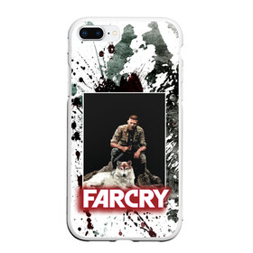 Чехол для iPhone 7Plus/8 Plus матовый с принтом FARCRY WOLF в Екатеринбурге, Силикон | Область печати: задняя сторона чехла, без боковых панелей | Тематика изображения на принте: far cry | far cry 5 | far cry new dawn | far cry primal | farcry | fc 5 | fc5 | game | new dawn | primal | игры | постапокалипсис | фар край | фар край 5