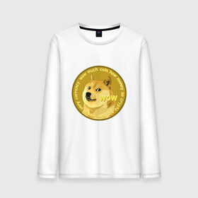 Мужской лонгслив хлопок с принтом DOGECOIN / DOGE / ДОГИКОИН в Екатеринбурге, 100% хлопок |  | crypto | cryptocurrency | doge | dogecoin | elon mask | trading | биржа криптовалют | доги | догикоин | илон маск | криптовалюта | мем | трейдинг.