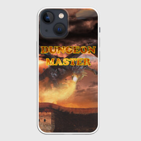 Чехол для iPhone 13 mini с принтом Dungeon Master в Екатеринбурге,  |  | Тематика изображения на принте: dd | dnd | dungeon master | dungeons and dragons | мастер подземелий