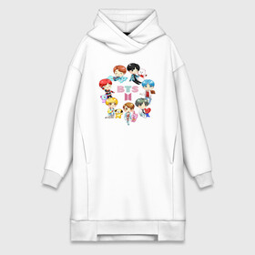 Платье-худи хлопок с принтом BTS Toys BT21 БТС БТ21 в Екатеринбурге,  |  | bangtan | bangtan boys | beyond the scene | bt21 | bts | bts toys | carton | бангтан | бт21 | бтс | группа бтс