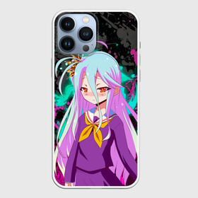 Чехол для iPhone 13 Pro Max с принтом Малышка Широ в Екатеринбурге,  |  | anime | no game no life | аниме | анимэ | без игры жизни нет | пустые | сиро | сора | тэта | широ