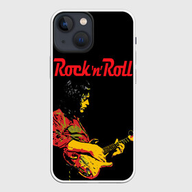 Чехол для iPhone 13 mini с принтом ROCK N ROLL в Екатеринбурге,  |  | art | crange | gallagher | guitar | guitarist | hardcore | metal | music | punk | rock | roll | rory | гитара | гитарист | гранж | группы | металл | музыка | панк | рок | рори