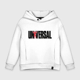 Детское худи Oversize хлопок с принтом ANIMAL UNIVERSAL ЭНИМАЛ в Екатеринбурге, френч-терри — 70% хлопок, 30% полиэстер. Мягкий теплый начес внутри —100% хлопок | боковые карманы, эластичные манжеты и нижняя кромка, капюшон на магнитной кнопке | Тематика изображения на принте: animal | animal universal | gym | judo | k1 | m1 | sambo | sport | ufs | workaut | бодибилдинг | воркаут | дзюдо | зал | карате | качалка | кроссфит | м1 | пауэрлифтинг | самбо | спорт | спорт зал | тренажерка | тяжелая атлетика | энимал