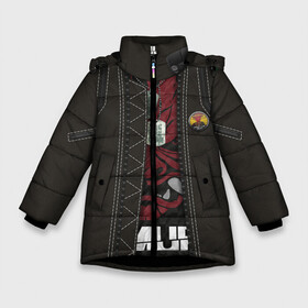 Зимняя куртка для девочек 3D с принтом Куртка Cyberpunk 2077 в Екатеринбурге, ткань верха — 100% полиэстер; подклад — 100% полиэстер, утеплитель — 100% полиэстер. | длина ниже бедра, удлиненная спинка, воротник стойка и отстегивающийся капюшон. Есть боковые карманы с листочкой на кнопках, утяжки по низу изделия и внутренний карман на молнии. 

Предусмотрены светоотражающий принт на спинке, радужный светоотражающий элемент на пуллере молнии и на резинке для утяжки. | 2077 | crystal jock | cyberpunk | cyberpunk 2077 | johnny silverhand | silverhand | джонни сильверхенд | киберпанк | киберпанк 2077 | куртка cyberpunk 2077 | куртка сильверхенда | сильверхенд