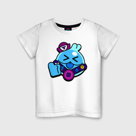 Детская футболка хлопок с принтом SQUEAK (ICON) 8 в Екатеринбурге, 100% хлопок | круглый вырез горловины, полуприлегающий силуэт, длина до линии бедер | Тематика изображения на принте: android | brawl | brawl stars | clash | game | squeak | stars | андроид | игра | мобильные игры | скуик