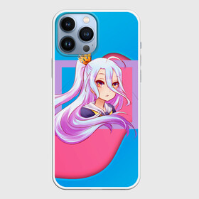 Чехол для iPhone 13 Pro Max с принтом Sweet Shiro в Екатеринбурге,  |  | anime | no game no life | аниме | анимэ | без игры жизни нет | пустые | сиро | сора