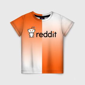 Детская футболка 3D с принтом REDDIT / РЕДДИТ / ГРАДИЕНТ в Екатеринбурге, 100% гипоаллергенный полиэфир | прямой крой, круглый вырез горловины, длина до линии бедер, чуть спущенное плечо, ткань немного тянется | forum | gradient. | logo | memeeconomy | memes | reddit | the button | градиент | лого | логотип | мемы | подписчики | реддит | редит | сабреддит | социальная сеть | тайный санта | форум