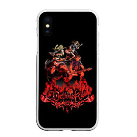 Чехол для iPhone XS Max матовый с принтом Dethklok concert в Екатеринбурге, Силикон | Область печати: задняя сторона чехла, без боковых панелей | dethklok | metalocalypse | апокалипсис | вильям мердерфэйс | металл | металлапокалипсис | мульт | мультфильм | пиклз | рок группа | сквизгаард эксплоужен | токи вортуз