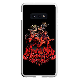 Чехол для Samsung S10E с принтом Dethklok concert в Екатеринбурге, Силикон | Область печати: задняя сторона чехла, без боковых панелей | dethklok | metalocalypse | апокалипсис | вильям мердерфэйс | металл | металлапокалипсис | мульт | мультфильм | пиклз | рок группа | сквизгаард эксплоужен | токи вортуз