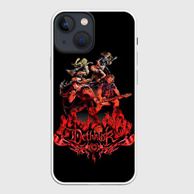 Чехол для iPhone 13 mini с принтом Dethklok concert в Екатеринбурге,  |  | dethklok | metalocalypse | апокалипсис | вильям мердерфэйс | металл | металлапокалипсис | мульт | мультфильм | пиклз | рок группа | сквизгаард эксплоужен | токи вортуз