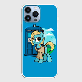 Чехол для iPhone 13 Pro Max с принтом Пони х Доктор Кто в Екатеринбурге,  |  | my little pony | весёлая пинки пай | добрая флаттершайн | дружба это чудо | единорог | единороги | май литл пони | мульт | мультфильм | радуга дэш | селестия | спайк | сумеречная искорка | честная эплджек