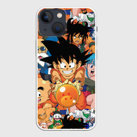 Чехол для iPhone 13 mini с принтом Dragon Ball (главные герои) в Екатеринбурге,  |  | anime | dragon ball | dragon ball z | goku | аниме | драконий жемчуг | жемчуг дракона | манга | сайян | сон гоку