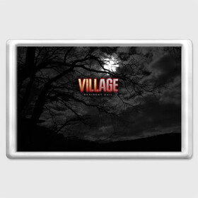 Магнит 45*70 с принтом Resident Evil: Village $$$ в Екатеринбурге, Пластик | Размер: 78*52 мм; Размер печати: 70*45 | alsina dimitrieska | darkness | game | inscription resident evil: village | moon | print resident evil: village | village | альсина димитриеска | деревня | игра | луна | надпись resident evil: village | принт resident evil: village | тьма