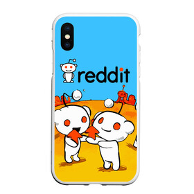 Чехол для iPhone XS Max матовый с принтом REDDIT / РЕДДИТ / UPVOTE ART в Екатеринбурге, Силикон | Область печати: задняя сторона чехла, без боковых панелей | forum | logo | memeeconomy | memes | reddit | the button | upvoted | арт | вверх | градиент | лого | логотип | мемы | персонажи. | поднять голос | подписчики | реддит | редит | сабреддит | социальная сеть | стрелки | тайный санта